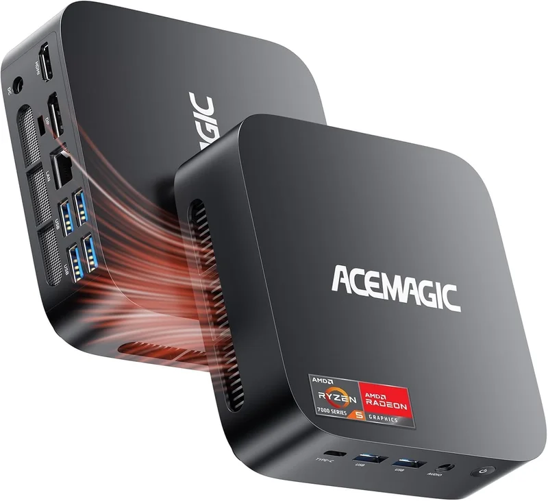 ACEMAGICIAN Mini PC Gaming Ryzen 7430U - Rank 6 in Best Budget Gaming Pc of 2025
