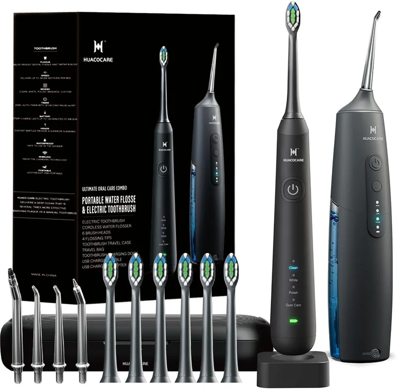 HUACO CARE Oral Clean Kit Combo - Rank 7 in Best Electric Toothbrush of 2025