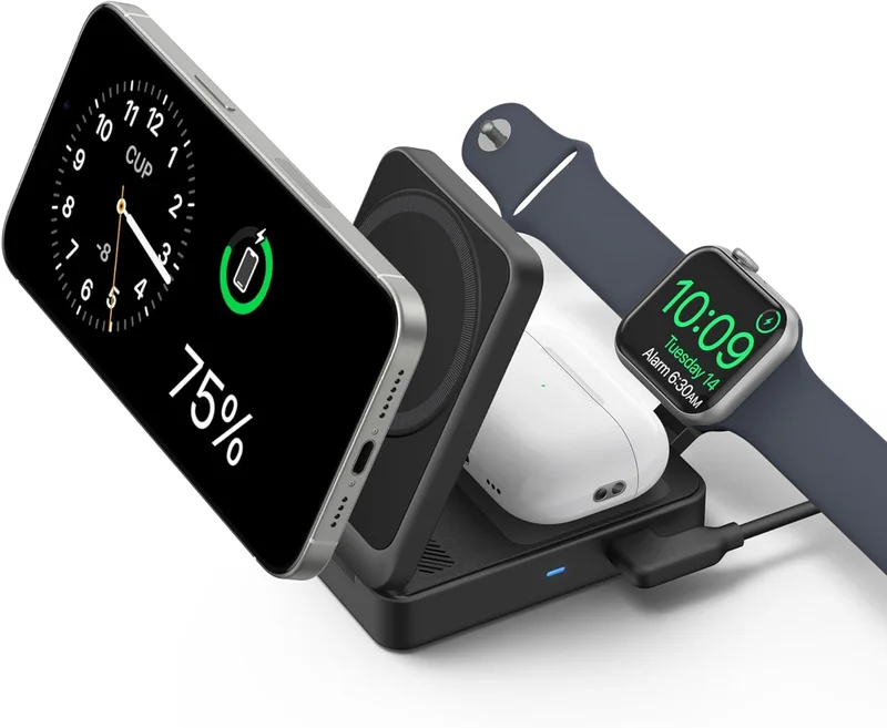 Anker MagGo 3-in-1 Charger - Rank 1 in Best Iphone Charging Station of 2025