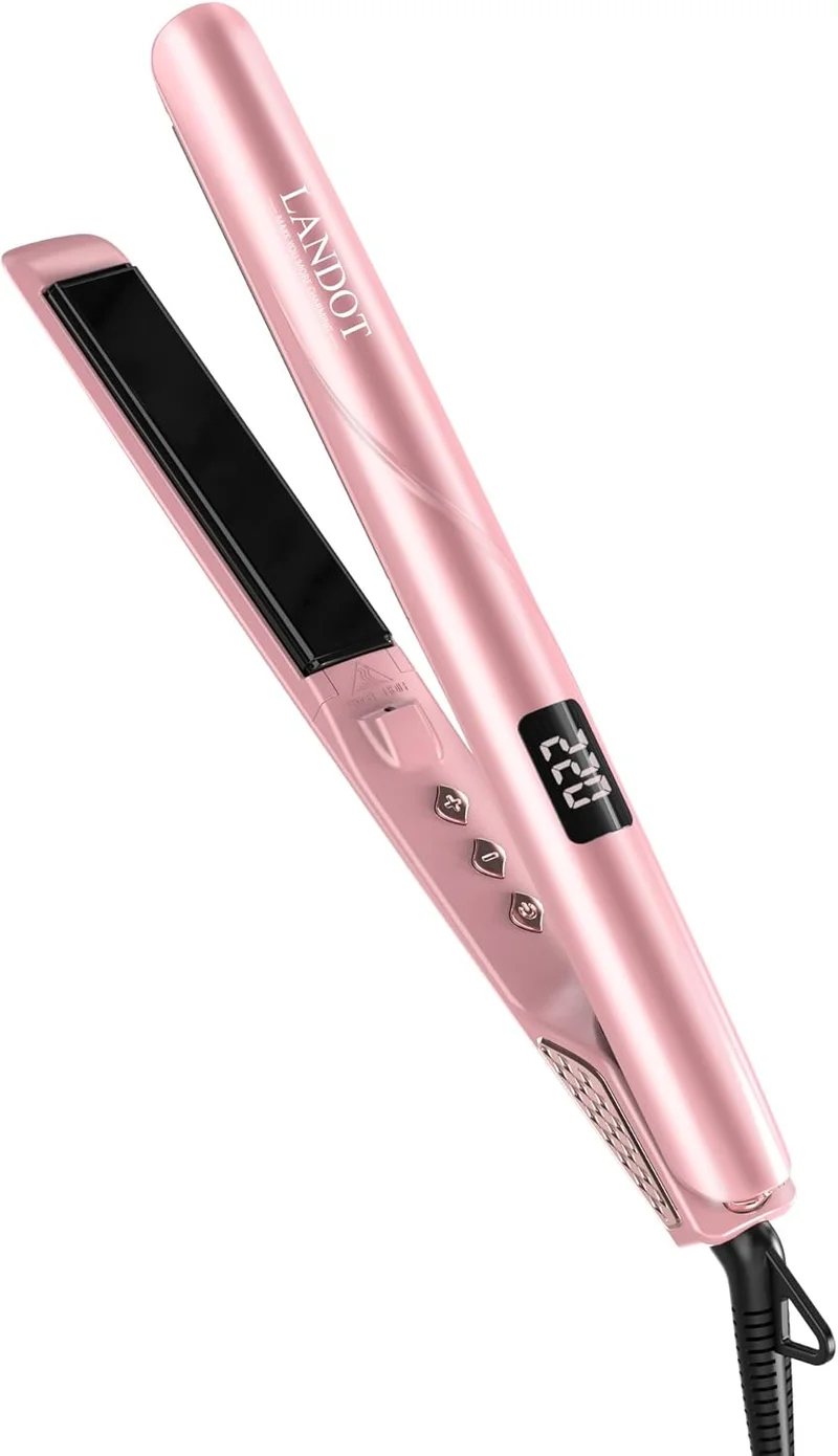 LANDOT Flat Iron Hair Straightener and Curler - Rank 8 in Flat Irons