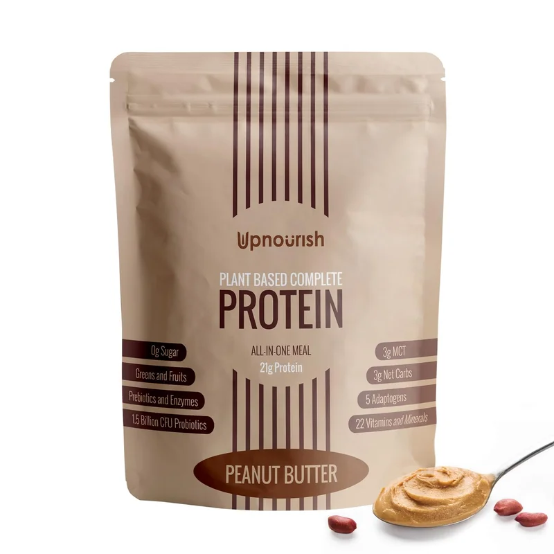 UpNourish Vegan Protein Powder with Superfoods - Rank 10 in Best Tasting Weight Loss Protein Powder of 2025