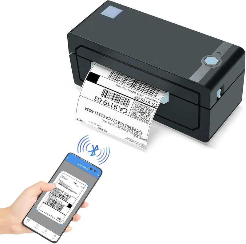 JADENS Bluetooth Thermal Shipping Label Printer - Rank 3 in Best Thermal Printer of 2025