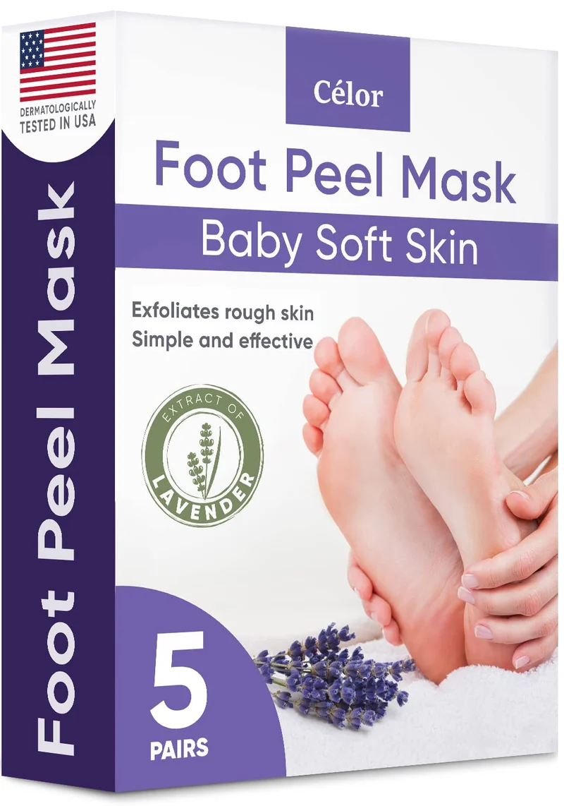 Foot Peel Mask with Aloe Vera Extract - Rank 8 in Best Exfoliating Foot Mask of 2025