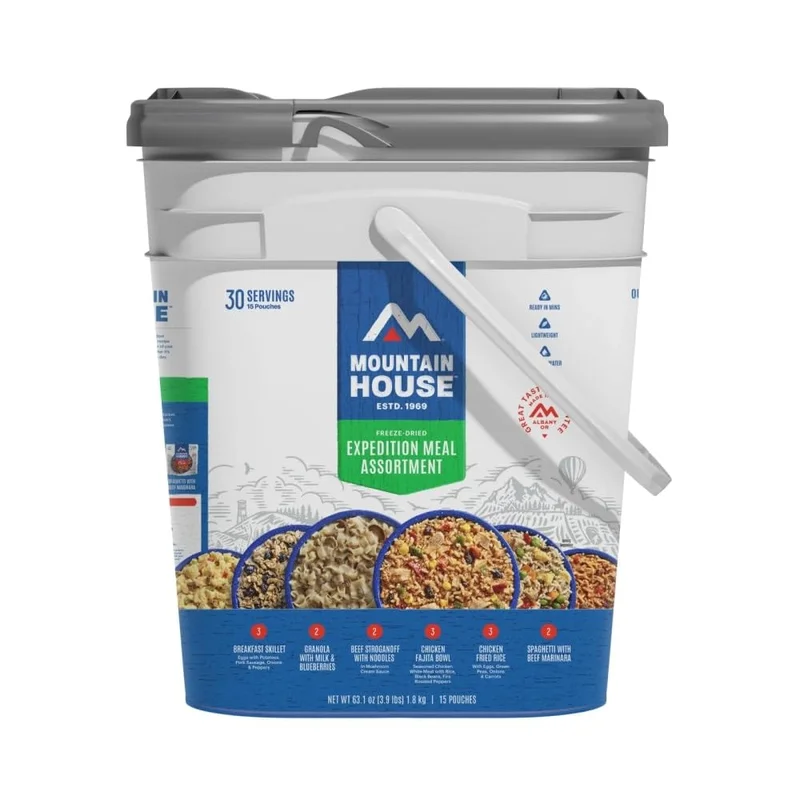 Mountain House Expedition Bucket Freeze Dried Food - Rank 8 in Best Emergency Food Supply of 2025