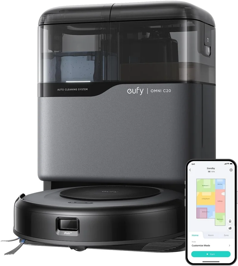 eufy Omni C20 Robot Vacuum and Mop Combo - Rank 2 in Best Robot Vacuum And Mop of 2025