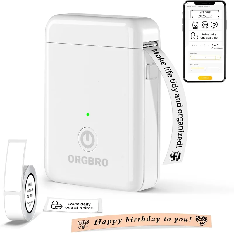 ORGBRO X1 Bluetooth Label Maker - Rank 9 in Best Label Maker of 2025