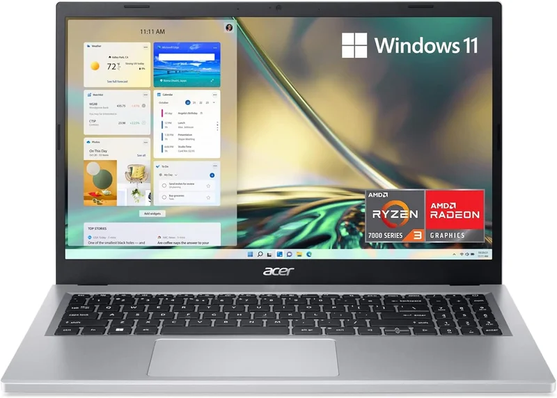 Acer Aspire 3 A315-24P-R7VH Slim Laptop - Rank 7 in Best Laptop For Working From Home of 2025
