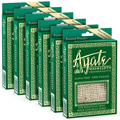 Ayate Exfoliating Agave Fiber Washcloth (Pack of 6) - Rank 4 in Best Exfoliating Washcloth of 2025