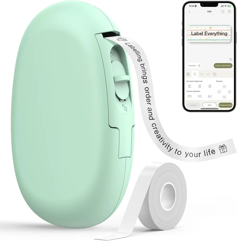 SUPVAN E10 Bluetooth Label Maker - Rank 9 in Best Label Printer of 2025