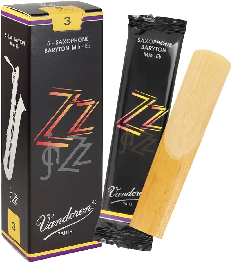 Vandoren ZZ Bari Sax Reeds Strength 3, Box of 5 - Rank 6 in Best Baritone Saxophone of 2025