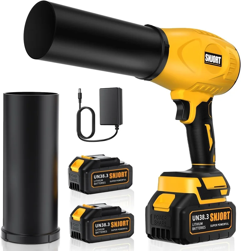 SNJORT Cordless Leaf Blower Turbo Jet - Rank 6 in Best Battery Operated Leaf Blower of 2025