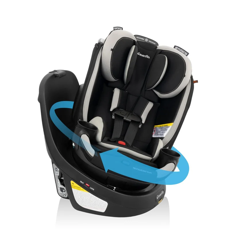 Evenflo Revolve360 Slim Car Seat Salem Black - Rank 3 in Best Convertible Car Seat of 2025