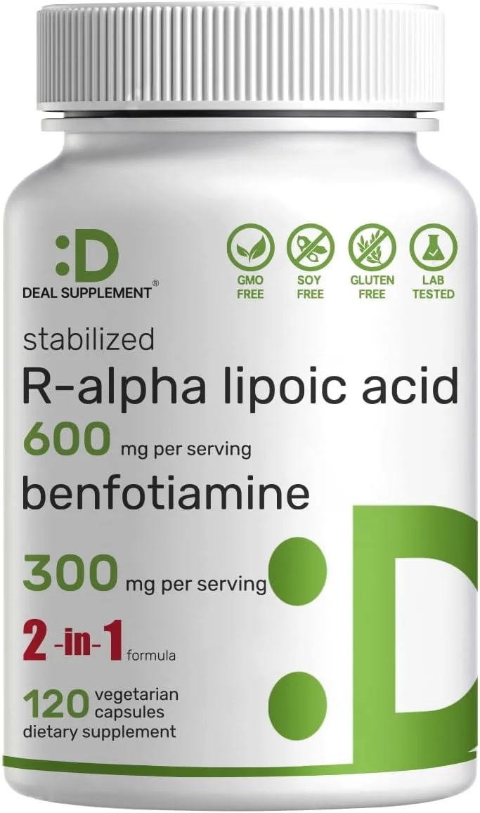DEAL SUPPLEMENT R Alpha Lipoic Acid 600mg - Rank 5 in Best Alpha Lipoic Acid 600mg of 2025