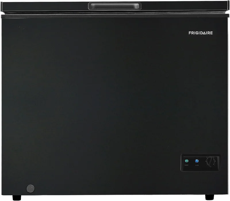 Frigidaire EFRF7003 Black Chest Freezer 7 Cu. Ft. - Rank 2 in Best Deep Freezer Chest of 2025