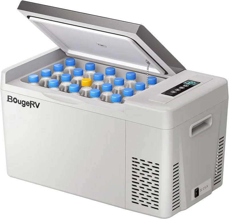 BougeRV 12V Car Refrigerator 23 Quart Portable Freezer - Rank 2 in Best Car Fridge of 2025