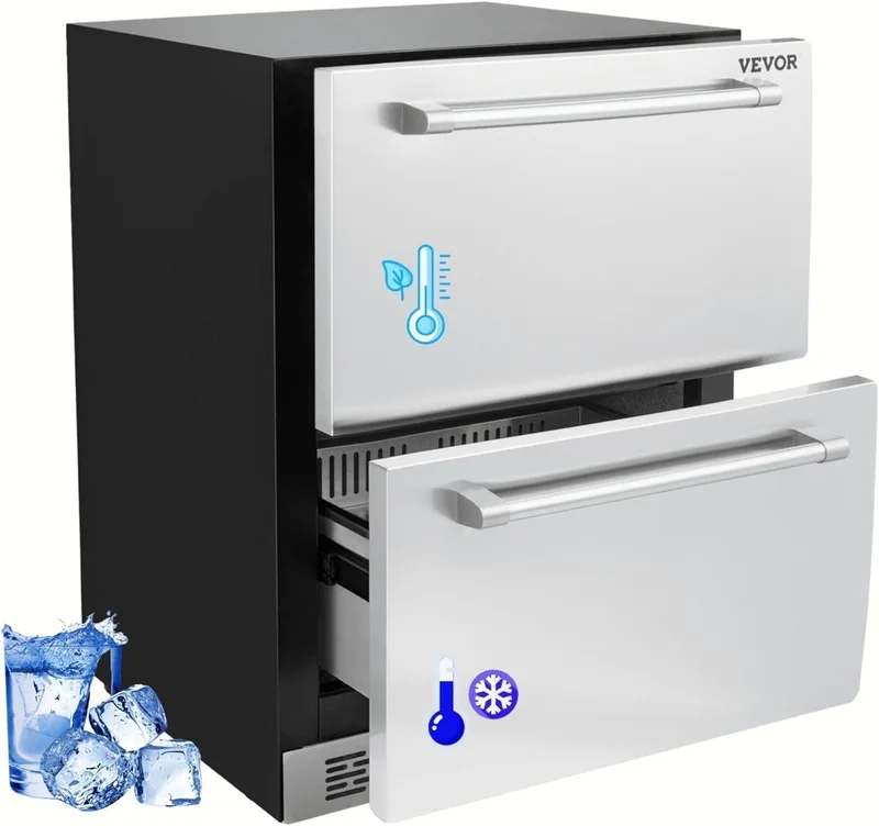 VEVOR 24-inch Undercounter Refrigerator - Rank 10 in Best Under Counter Fridge of 2025