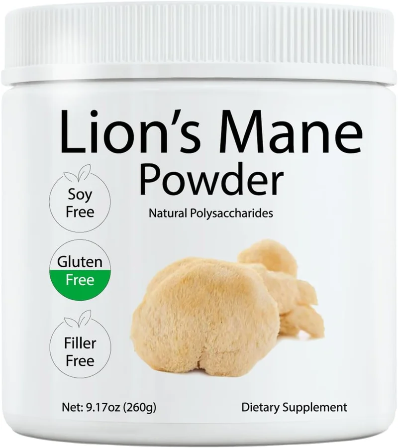 Vrixlanua Lion's Mane Mushroom Powder - Rank 9 in Best Lion's Mane Powder of 2025