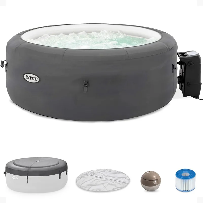 Intex SimpleSpa 4-Person Bubble Massage Spa - Rank 6 in Best One Person Hot Tub of 2025