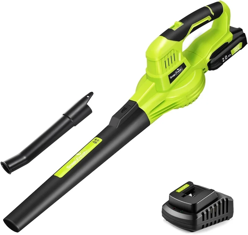 SnapFresh Cordless Leaf Blower 20V - Rank 10 in Best Battery Operated Leaf Blower of 2025