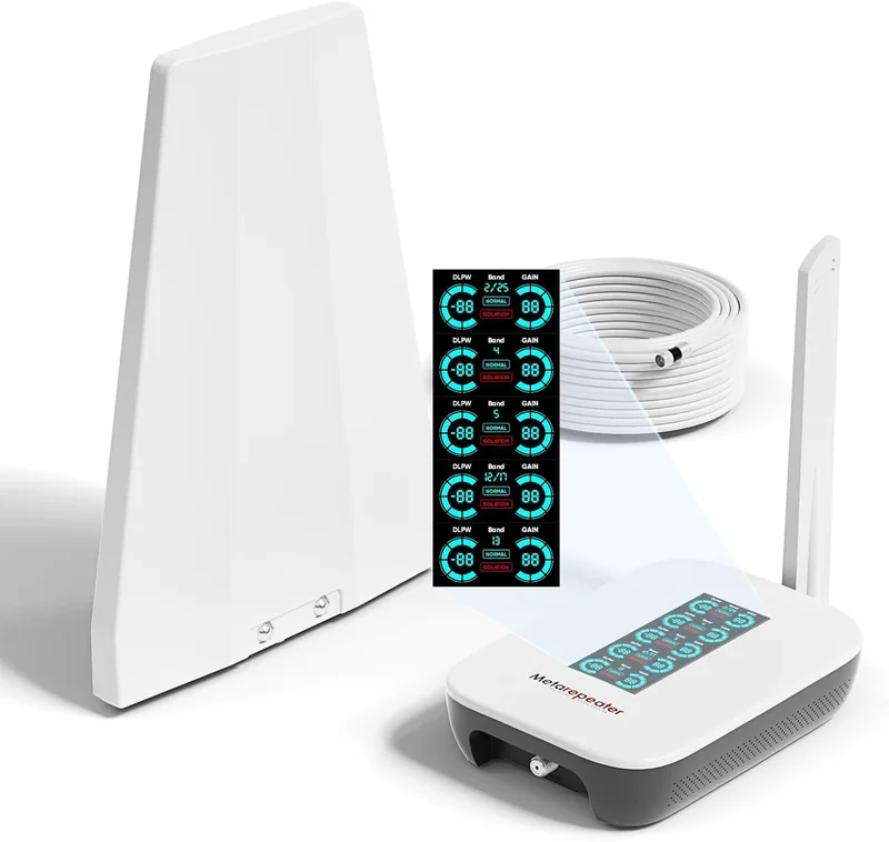 Metarepeater Cell Phone Signal Booster 5,000 Sq.Ft - Rank 8 in Best Signal Boosters of 2025