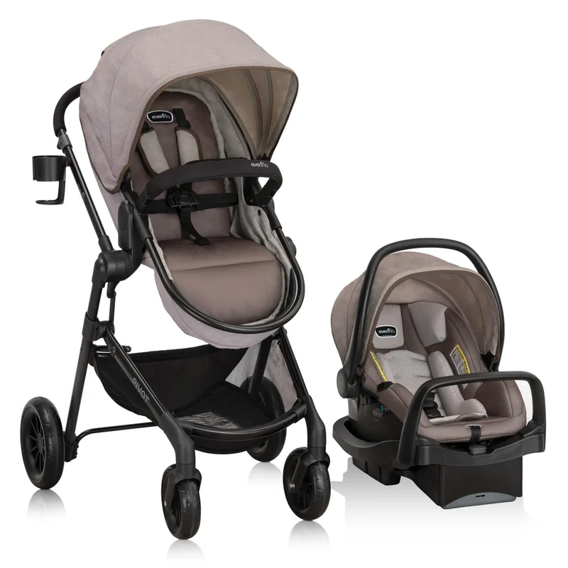 Evenflo Pivot Modular Travel System Desert Tan - Rank 10 in Best Maxi Cosi Travel System of 2025