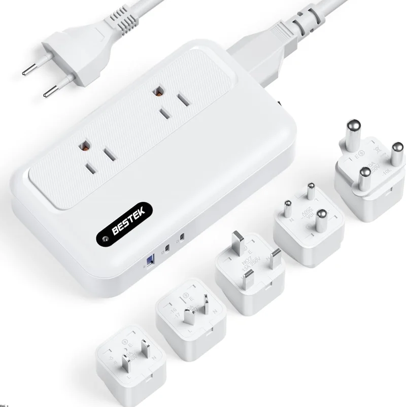 BESTEK Voltage Converter with USB and AC Sockets - Rank 9 in Best Voltage Converter of 2025
