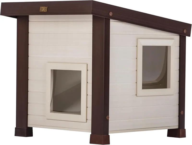 New Age Pet ECOFLEX Albany Feral Cat House - Rank 5 in Best Outdoor Cat House of 2025