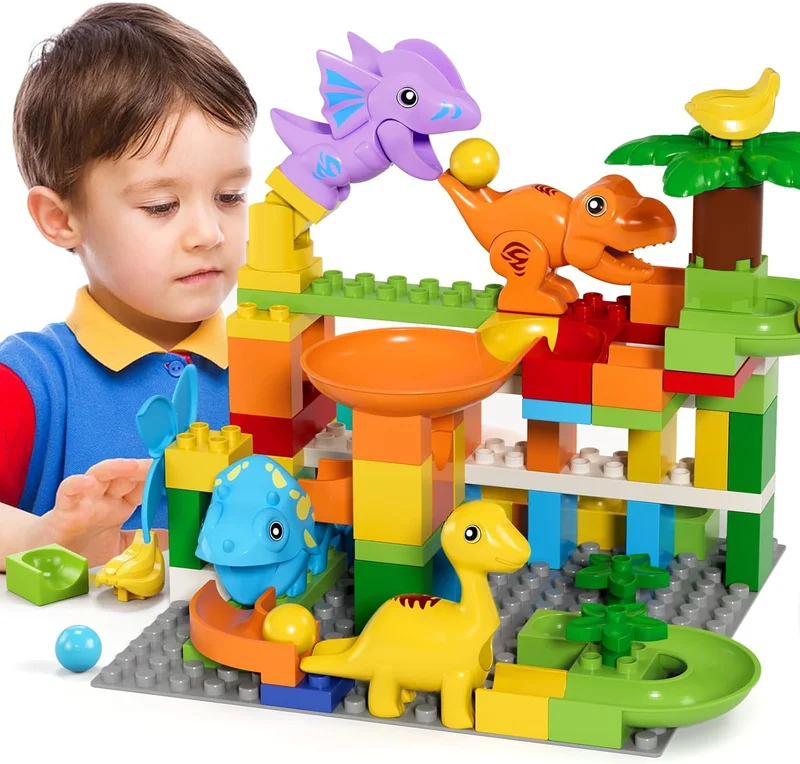 Burgkidz Marble Run Dino Toys Set - Rank 10 in Best Marble Runs of 2025