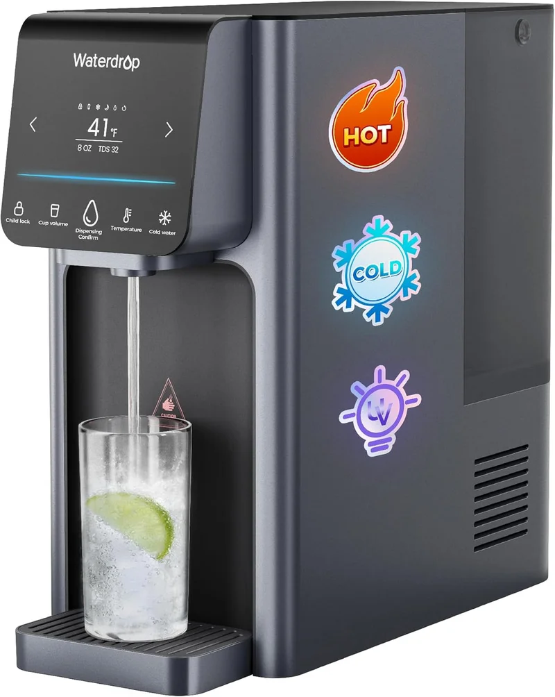 Waterdrop WD-A1 Countertop Reverse Osmosis System - Rank 3 in Best Countertop Reverse Osmosis System of 2025