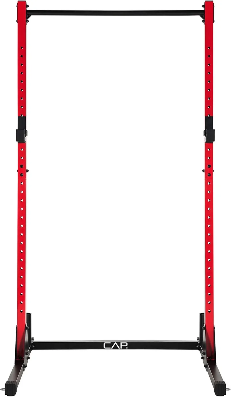 CAP Barbell FM-905Q Power Rack, Red - Rank 7 in Best Squat Rack of 2025