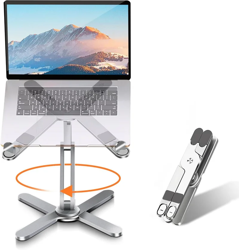 Moallia 360 Rotating Laptop Stand - Rank 4 in Best Laptop Stand For Desk of 2025