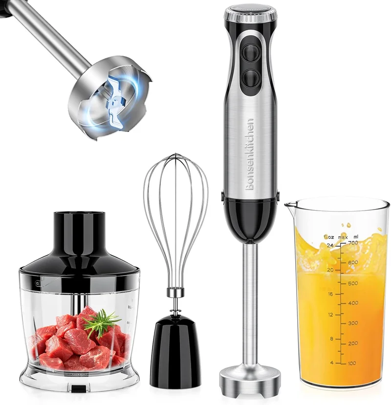 Bonsenkitchen 4-in-1 Immersion Blender Set - Rank 7 in Best Hand Mixer of 2025