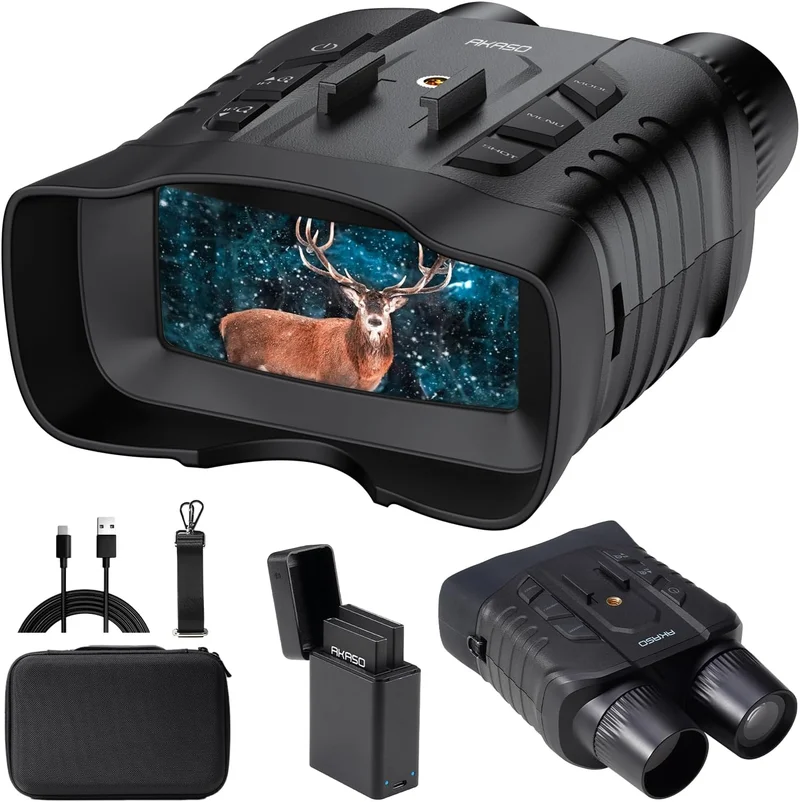 AKASO Seemor 4K Night Vision Goggles - Rank 2 in Best Night Vision Binoculars of 2025