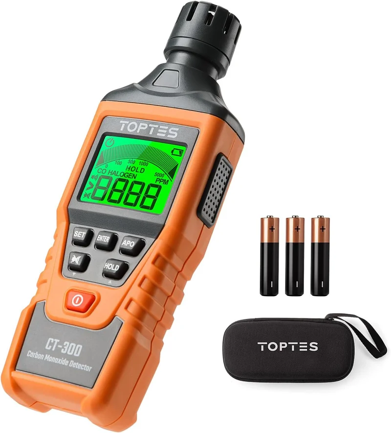 TopTes CT-300 Portable Carbon Monoxide Detector - Rank 10 in Best Carbon Monoxide Detector of 2025