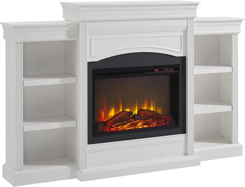 Ameriwood Home Lamont Electric Fireplace with Mantel - Rank 4 in Best Electric Fireplace With Mantel of 2025