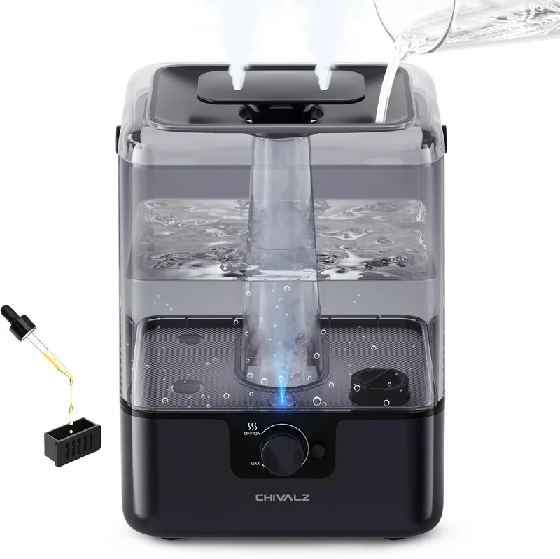 CHIVALZ 6L Large Room Humidifier - Rank 2 in Best Humidifiers For Bedroom of 2025