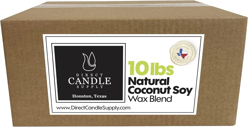 Direct Candle Supply Coconut Soy Candle Wax 10 lb - Rank 9 in Best Candle Wax of 2025