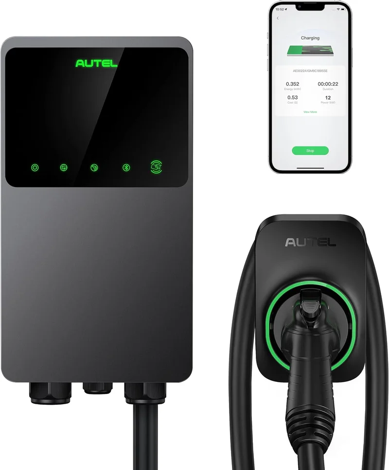 Autel MaxiCharger Home EV Charger 50 Amp - Rank 4 in Best Ev Home Charger Level 2 of 2025