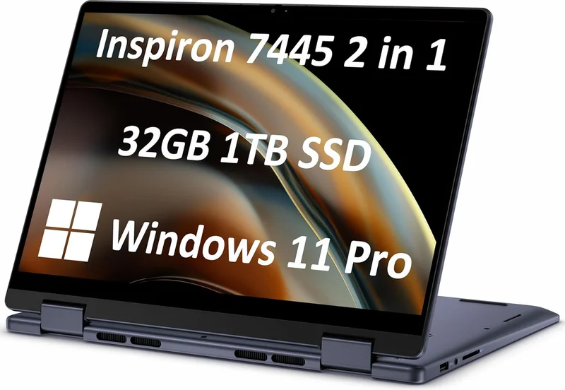 Dell Inspiron 7445 2-in-1 Touchscreen Laptop - Rank 4 in Best Business Laptop of 2025