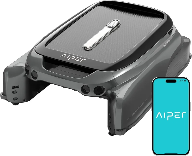 AIPER Surfer S1 Solar Robotic Pool Skimmer - Rank 5 in Best Pool Surface Skimmer of 2025