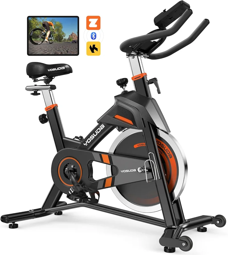 YOSUDA Light Commercial Magnetic Exercise Bike - Rank 8 in Best Indoor Cycling Bike of 2025
