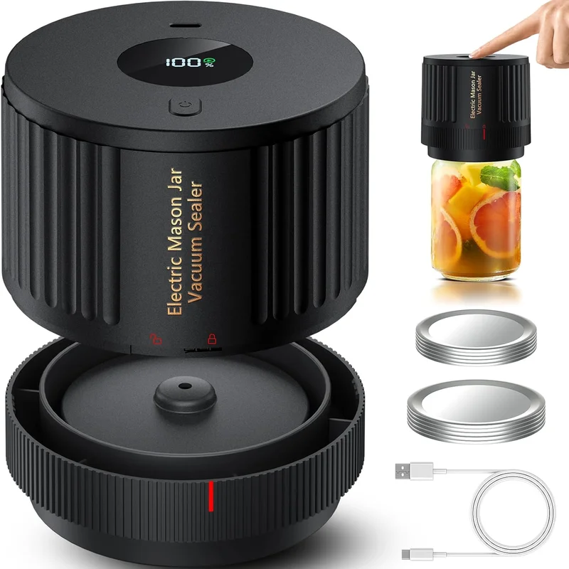 LOVE MOMENT Electric Mason Jar Vacuum Sealer Kit - Rank 5 in Best Vaccum Sealer of 2025