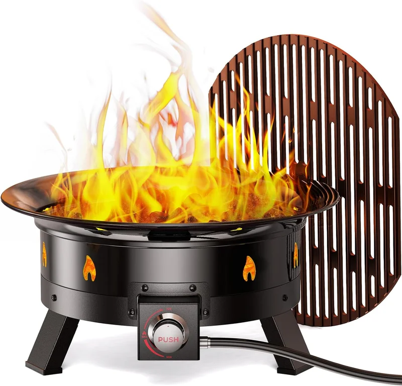 Ciays Portable Propane Fire Pit 19 Inch - Rank 5 in Best Housewise Fire Pit of 2025