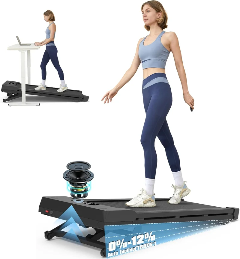 PACEROCKER Walking Pad Treadmill 9-Level Auto Incline - Rank 4 in Best Treadmill With Incline of 2025