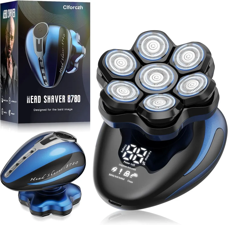 Clforczh 7D Magnetic Head Shaver - Rank 10 in Best Head Shavers of 2025