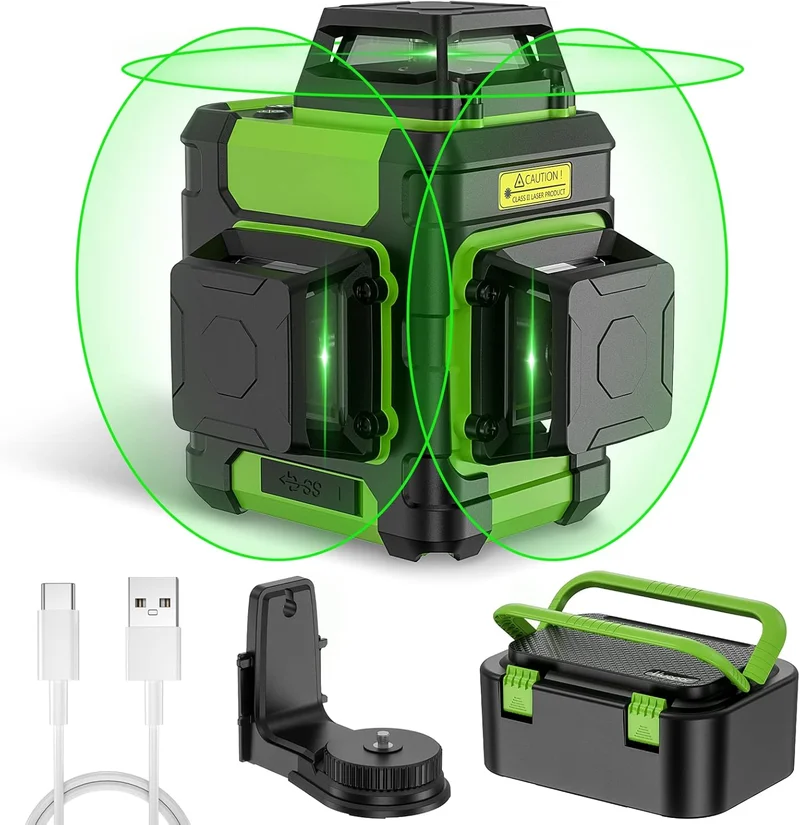 Huepar HM03CG 3D Green Laser Level Tool - Rank 7 in Best Laser And Leveler of 2025