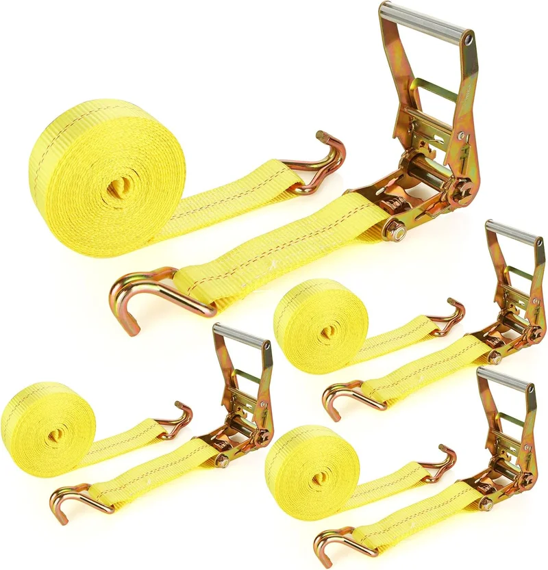 LISHINE Heavy Duty Ratchet Tie Down Straps - Rank 7 in Best Ratchet Straps of 2025