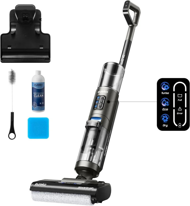 Eureka RapidWash Cordless Wet Dry Vacuum Mop - Rank 5 in Best Top Steam Mops of 2025