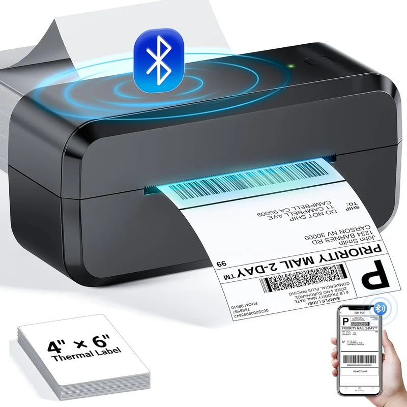 NelkoGlobal Bluetooth Thermal Label Printer - Rank 4 in Best Label Printers of 2025