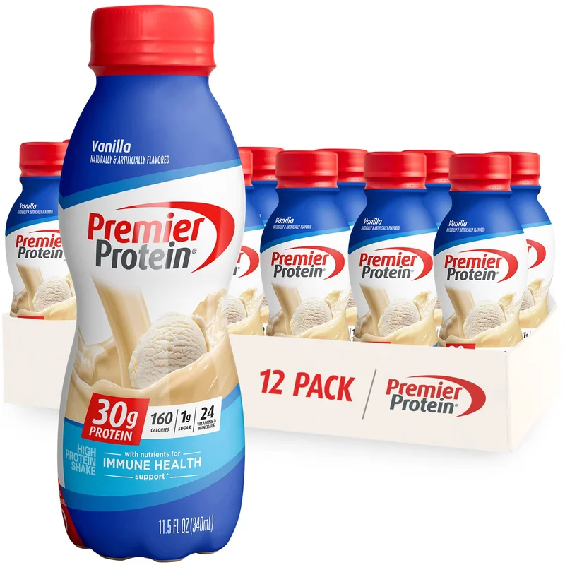 Premier Protein Vanilla Shake 12 Pack - Rank 9 in Best Protein Milk Shake of 2025